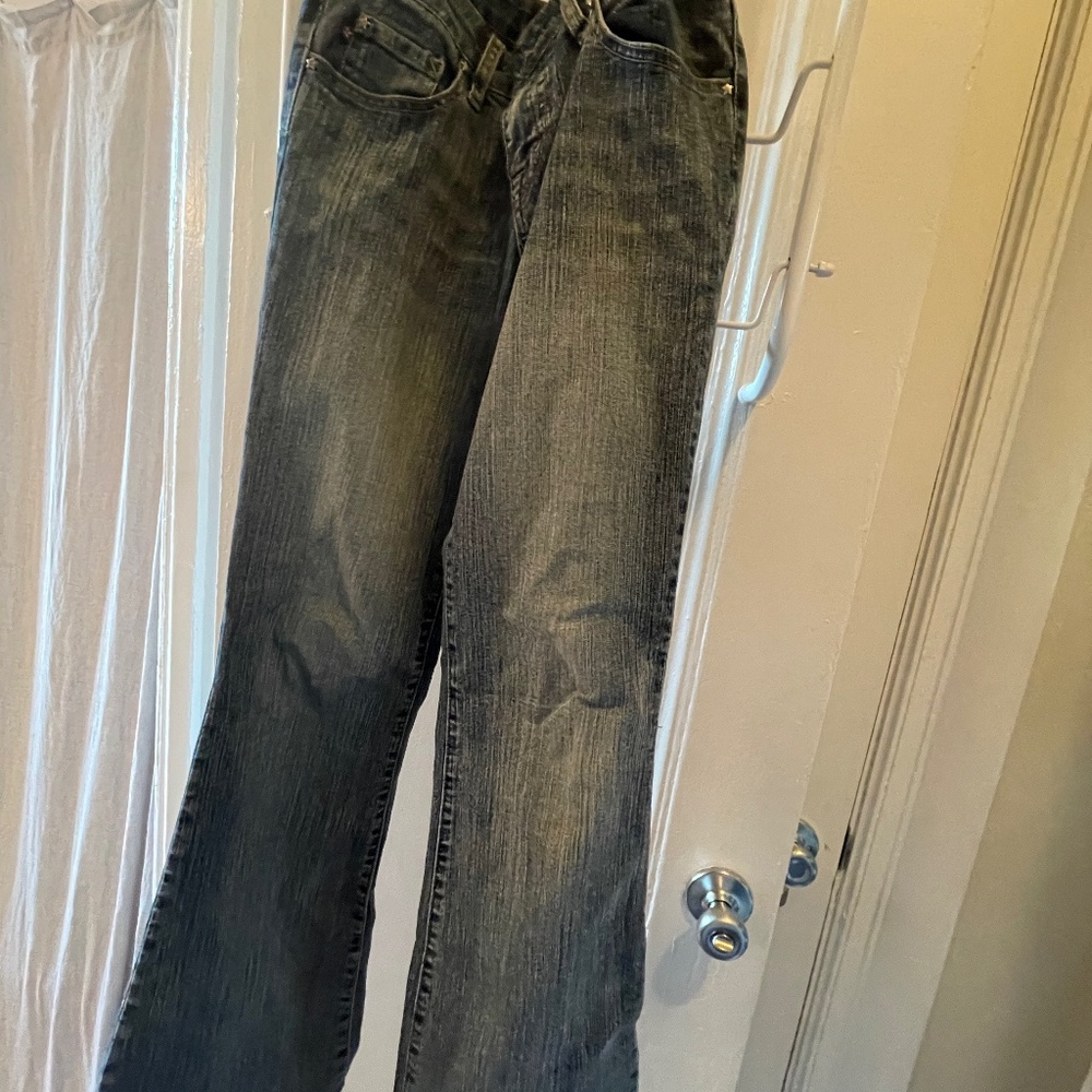 Vintage Bubblegum Low Waist Bootcut Jeans (Size 3/4)